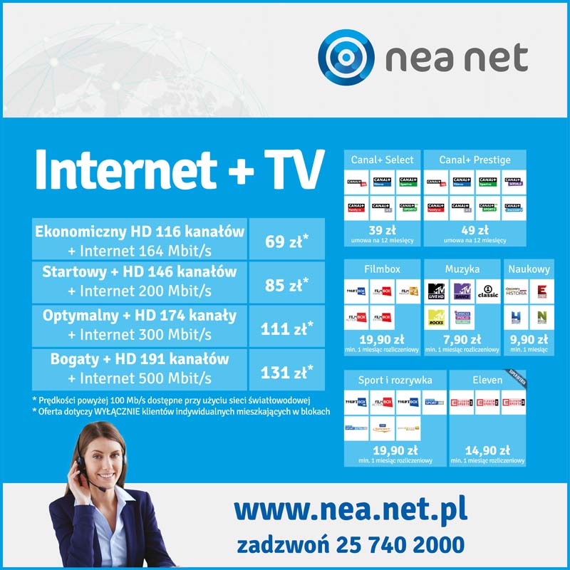 Internet + Telewizja Nea Net Siedlce